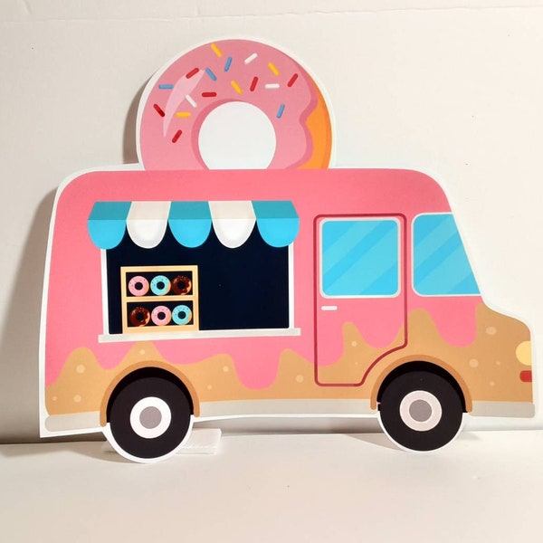 Donut decorations donut car standee prop ice cream prop donut backdrop decor donuts cutout prop donuts party candy cutouts