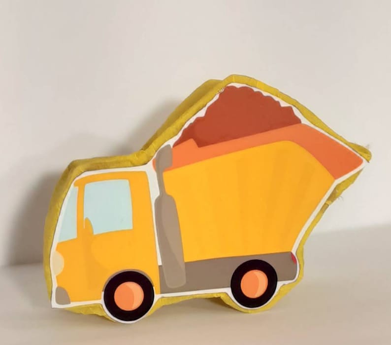Dump truck pinata dump party birthday construction pinata construction party supplies construction party pickup truck