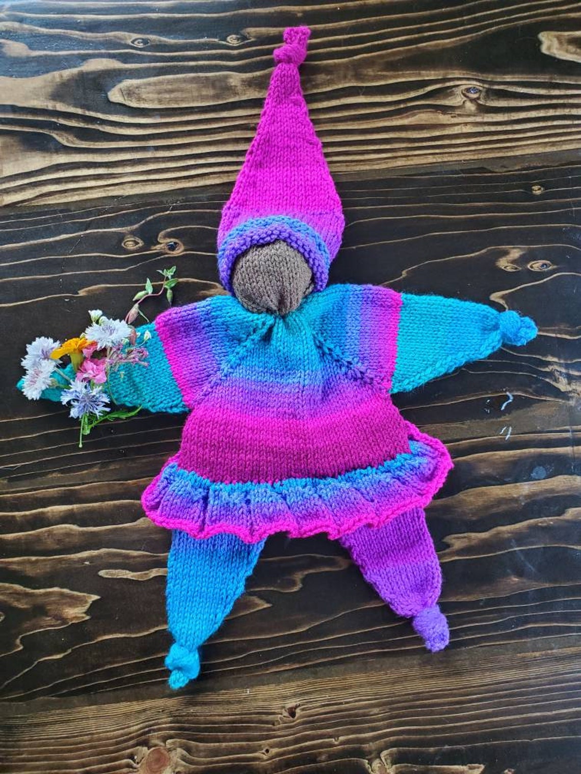 Knit Waldorf Doll Etsy