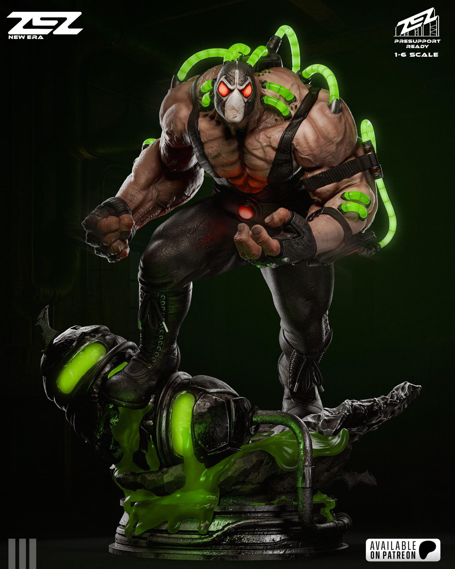 BANE -fan Art,. Unpainted 3D Model Kit 1/6 Scale - Etsy