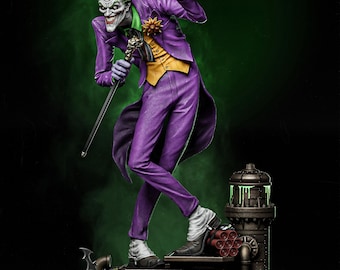 Joker Fan Art Diorama: Unpainted 3D Printed Model Kit - Tanuki Figures