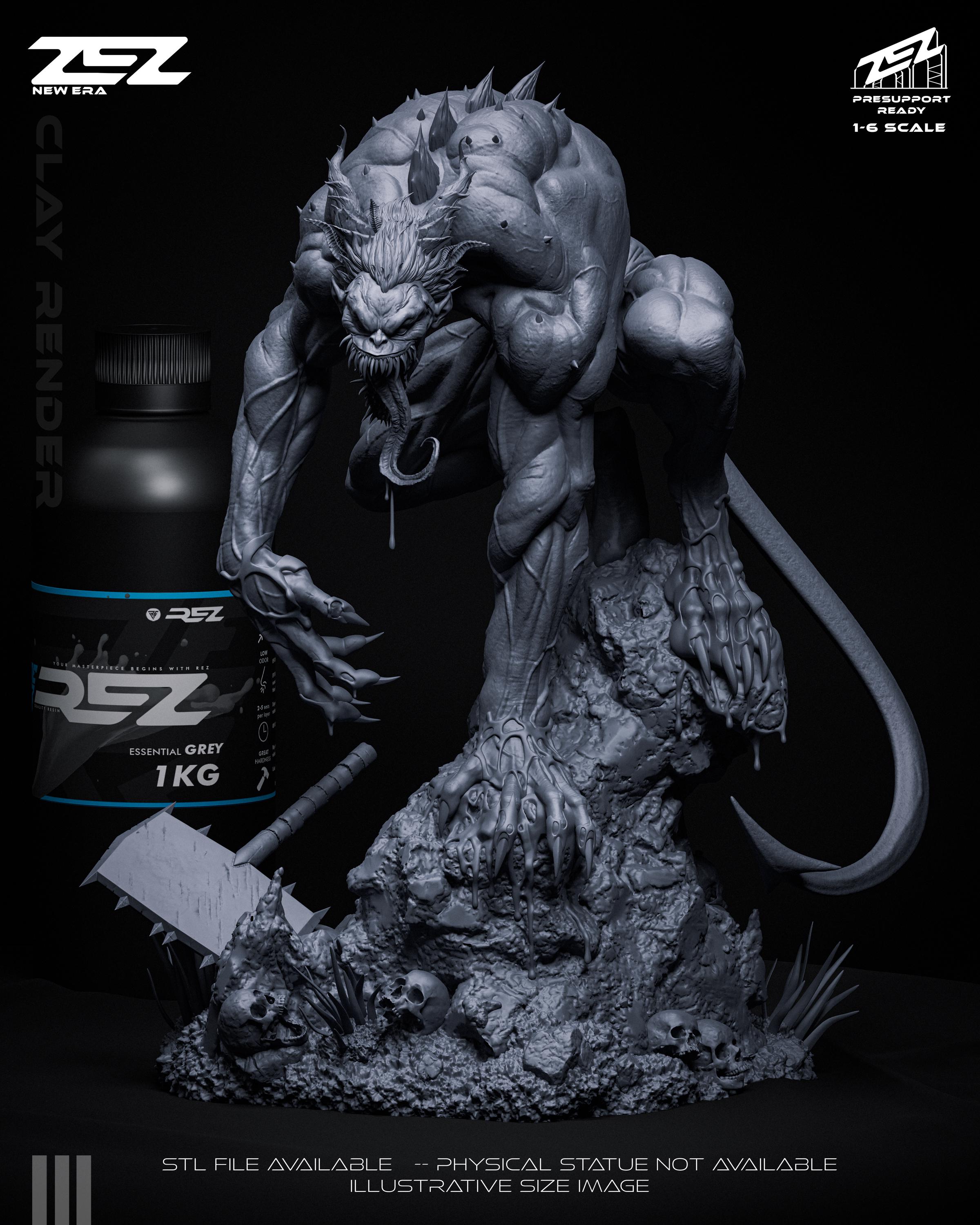 Absolute Joker Diorama – Fan Art Statue by Zez Studios | Unpainted
