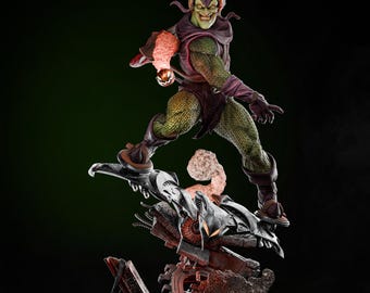 Green Goblin  -Fan Art,3D Printed, Unpainted Model Kit. 1/6 Scale