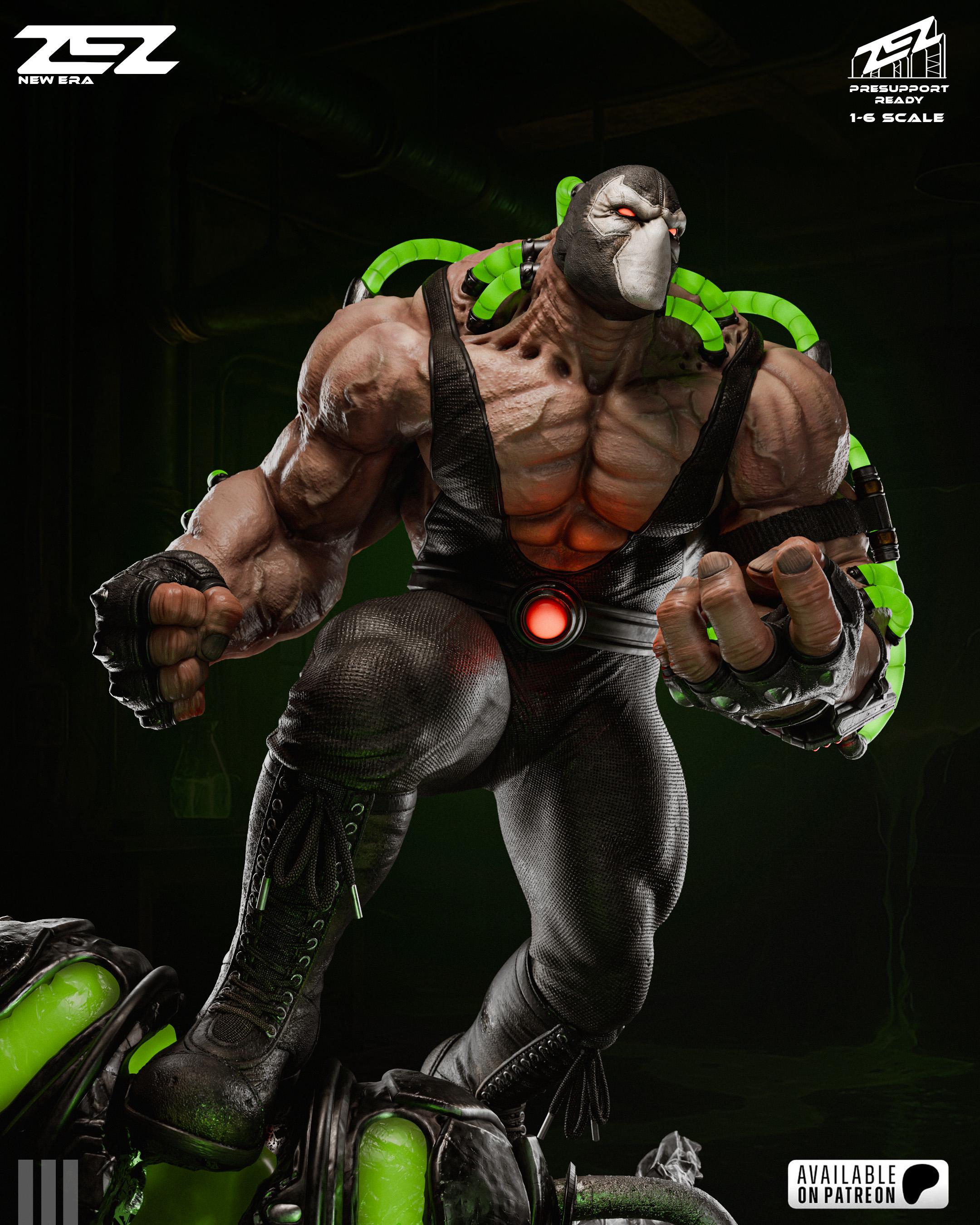 BANE -fan Art,. Unpainted 3D Model Kit 1/6 Scale - Etsy