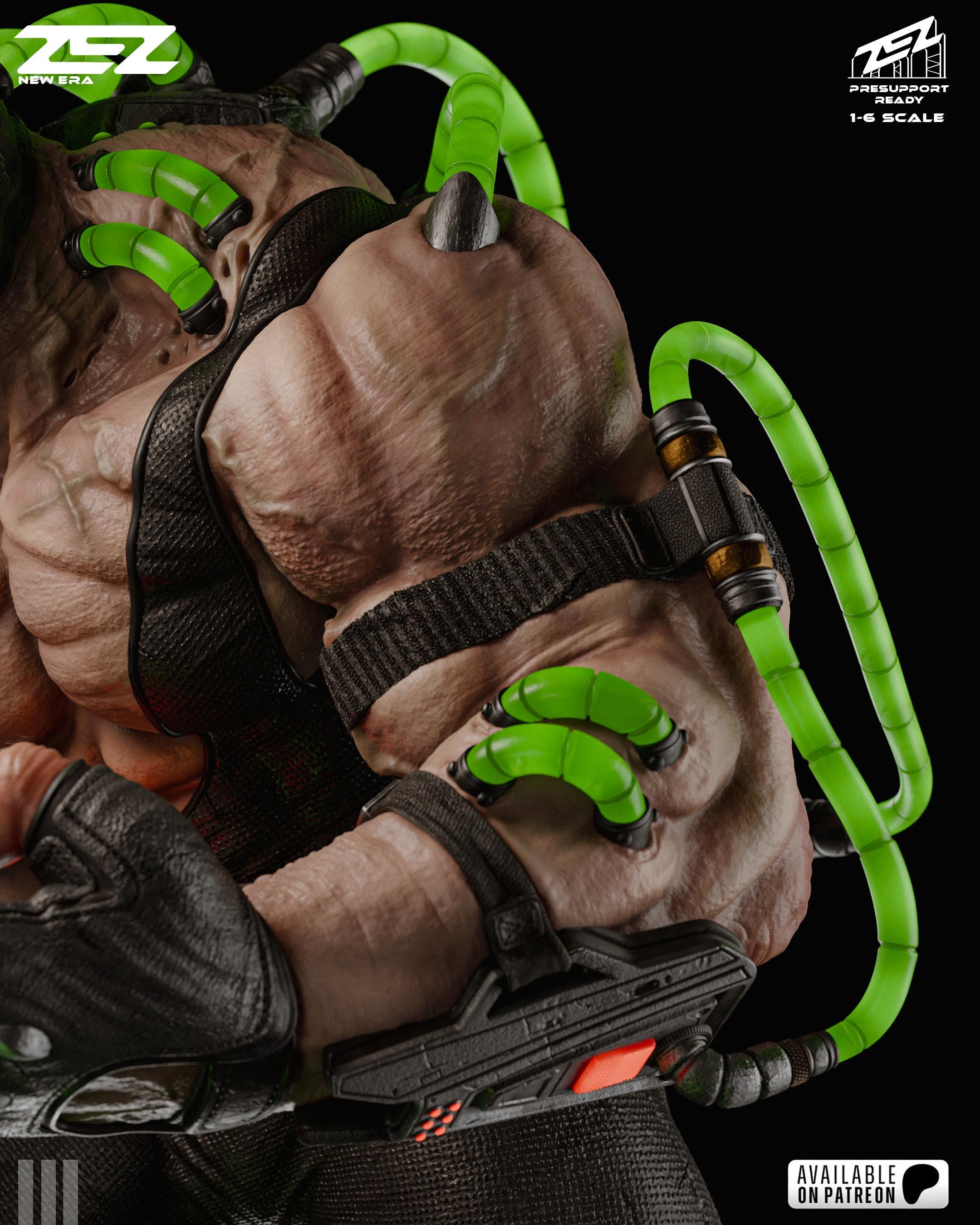 BANE -fan Art,. Unpainted 3D Model Kit 1/6 Scale - Etsy