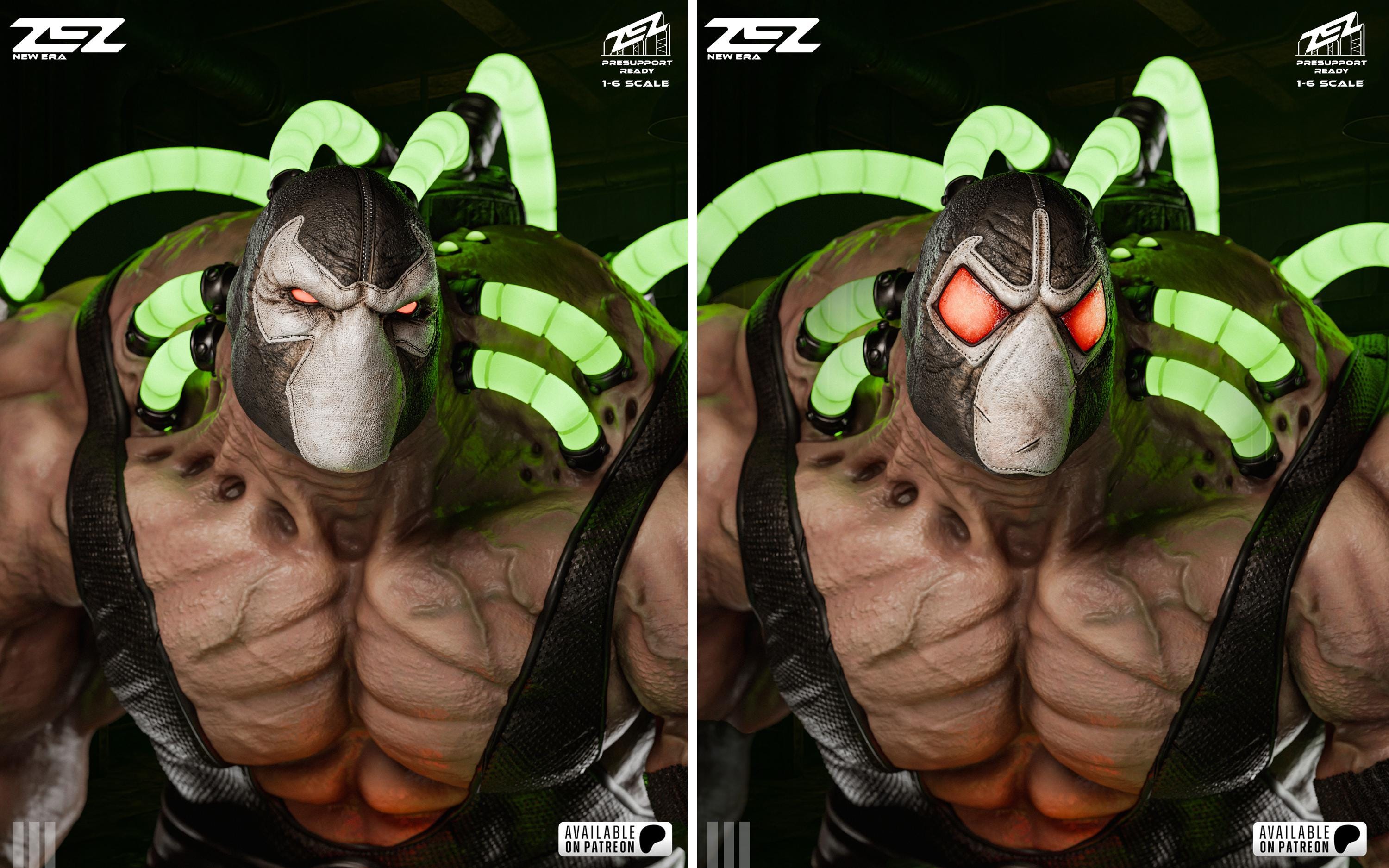 BANE -fan Art,. Unpainted 3D Model Kit 1/6 Scale - Etsy