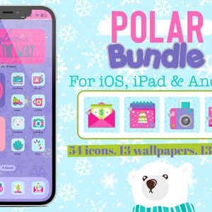 Polar App icons bundle for iOS, iPad, and android devices