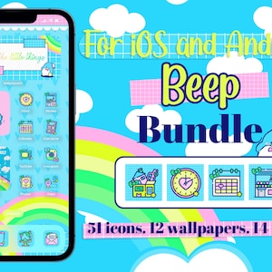 Beep app icons bundle for iPhone and android