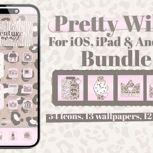 Pretty Wild app icons bundle for iOS, iPad and android