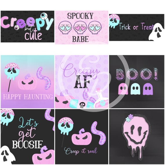 Halloween Holiday Sticker by Creepy Gals for iOS & Android