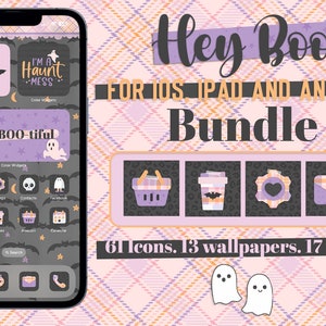 Hey Boo app icons bundle for iOS, iPad and android devices
