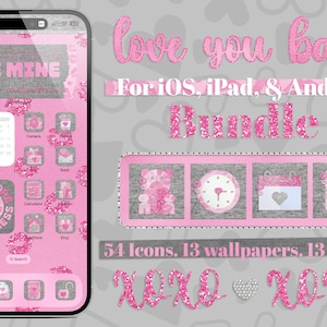 Love you back app icons bundle for iOS, iPad, and android devices