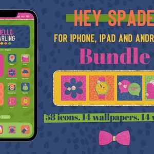 Hey Spade app icons bundle, for iPhone, iPad and android