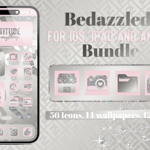 Bedazzled app icons bundle for iOS, iPad and android devices