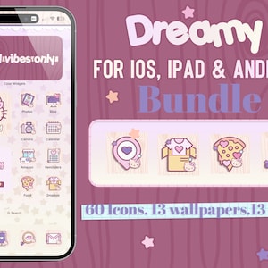 Dreamy app icons bundle for iOS, iPad and android