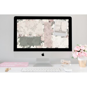 Organizador de escritorio Floral Paris