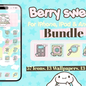 Berry Sweet App Icons Bundle for iPhone, iPad and Android