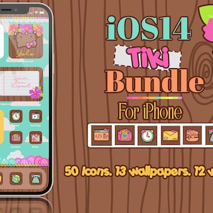 Tiki app icons bundle, iOS, icons, screen