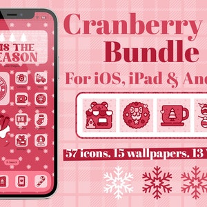 Cranberry V2 app icons bundle for iOS, iPad and Android