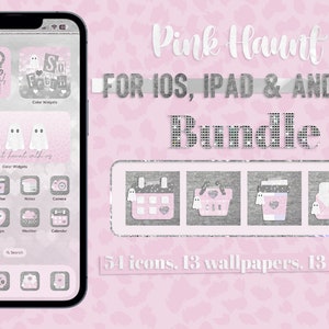 Pink Haunt app icon bundle for iOS, iPad and android
