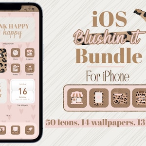 Blushin it app icons bundle