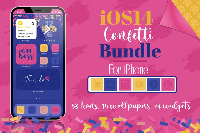 Confetti Ios Bundle Etsy