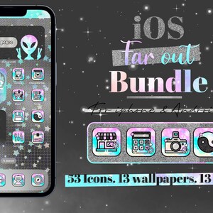 Far out app icons bundle for iPhone and android