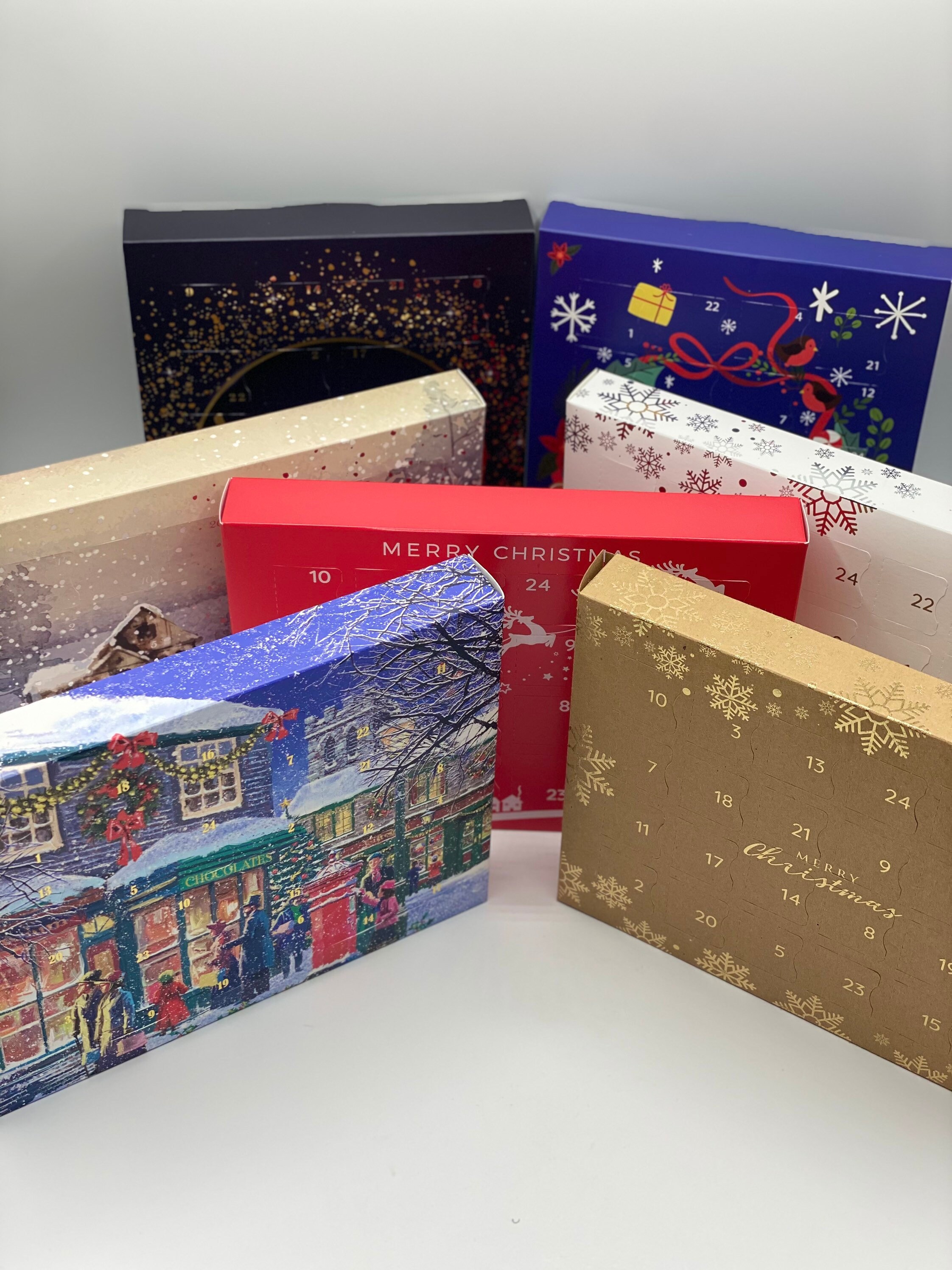 Soy Wax Melt Christmas Advent Calendar 7 designs available Etsy