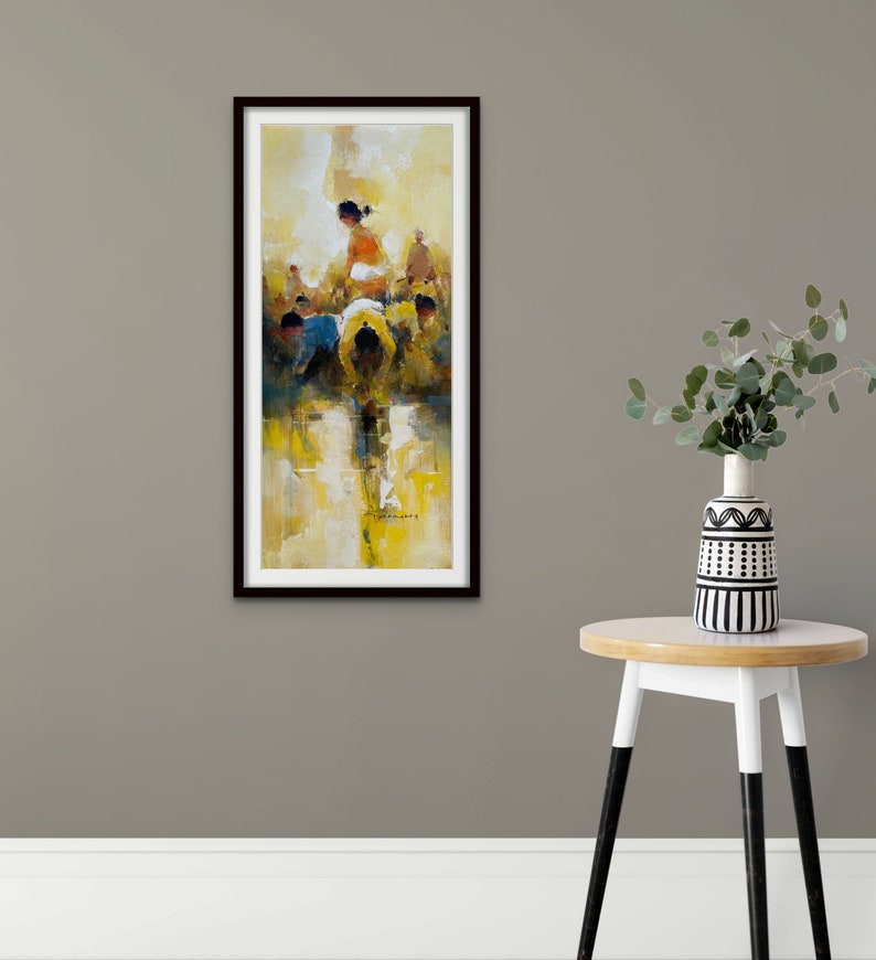 Life of Nepali Ladies Original Painting Acrylic Nepal Etsy