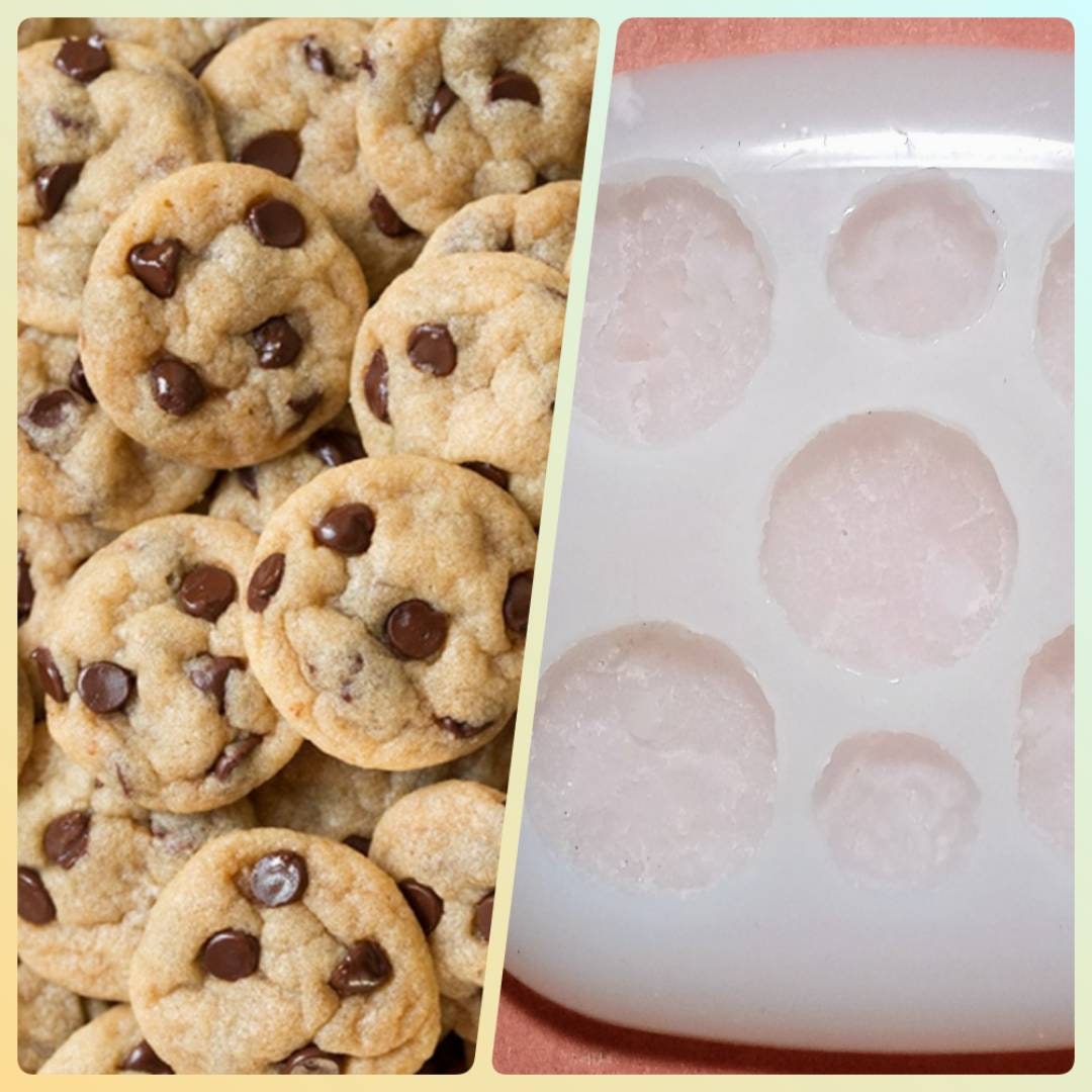Chocolate Chip Cookie Silicone Mold Cookie Silicone Mold Etsy