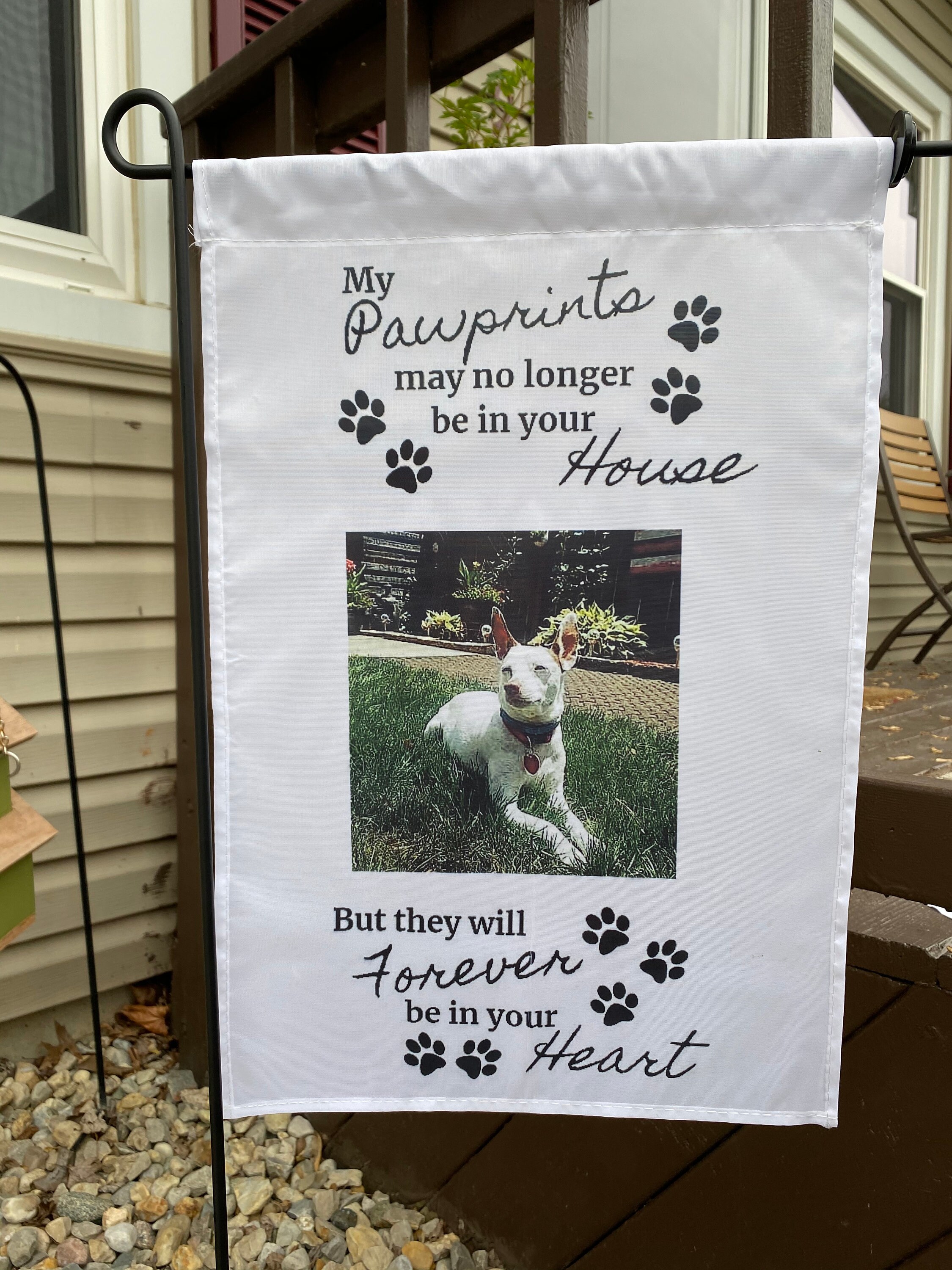 Pet memorial garden flag Etsy