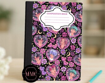 Composition notebook, composition book, kids notebook, demon hunters book, demon hunters, k pop demon hunters notebook, demon hunters book