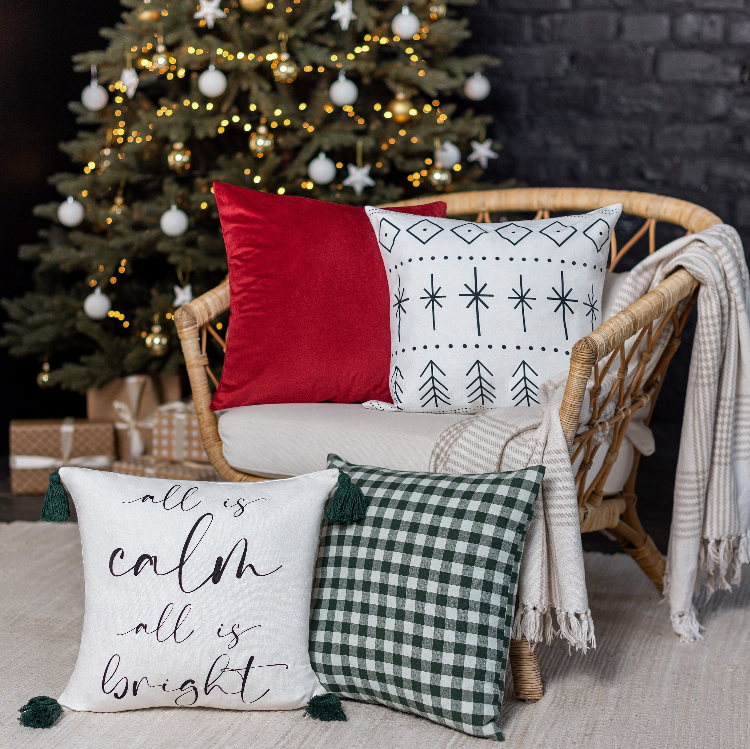 kirklands christmas throw pillows