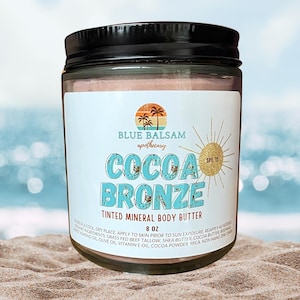 Whipped Tallow Bronzer | Sunscreen l Organic Grassfed Tallow Butter | Nonnano Zinc l Tallow Skincare l