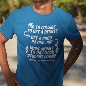 College Rat Race Humor Unisex Jersey Short Sleeve Tee