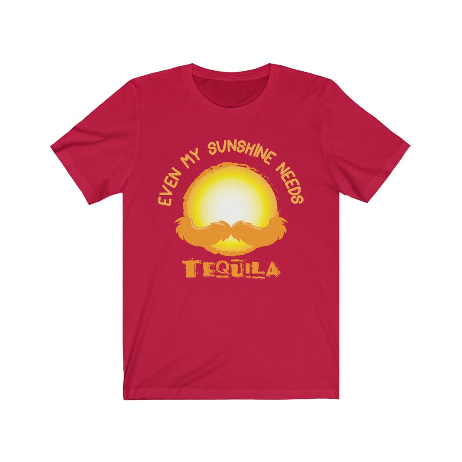 Tequila sunrise Unisex Jersey Short Sleeve Tee Etsy España