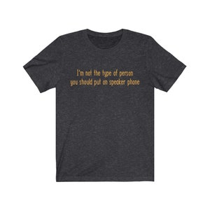 Speaker phone Unisex Jersey Short Sleeve Tee