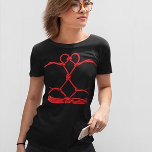 Shibari poitrine Femmes Softstyle Tee