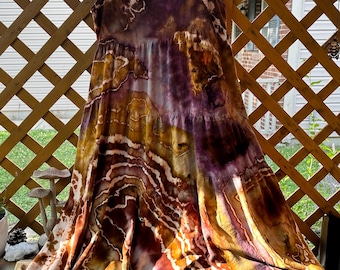 Geode Ice Dyed Tie Dye Maxi Dress size XL
