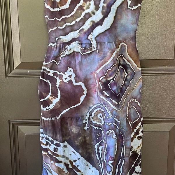 Ice Dyed Geode Dress