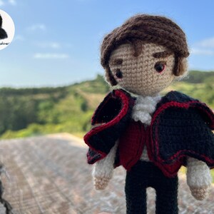 Mr. Vampire Nicholas, digital crochet pattern