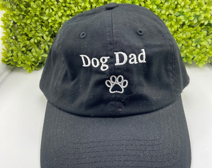 DOG DAD Baseball Cap Adjustable Dad Hat