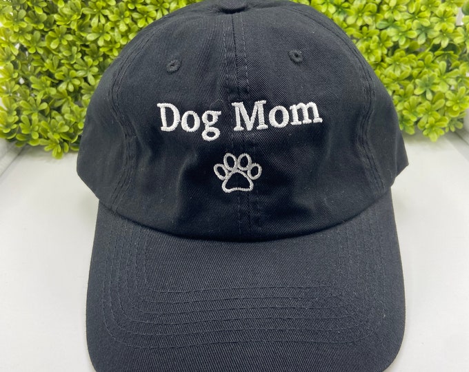 DOG MOM Baseball Cap adjustable strap