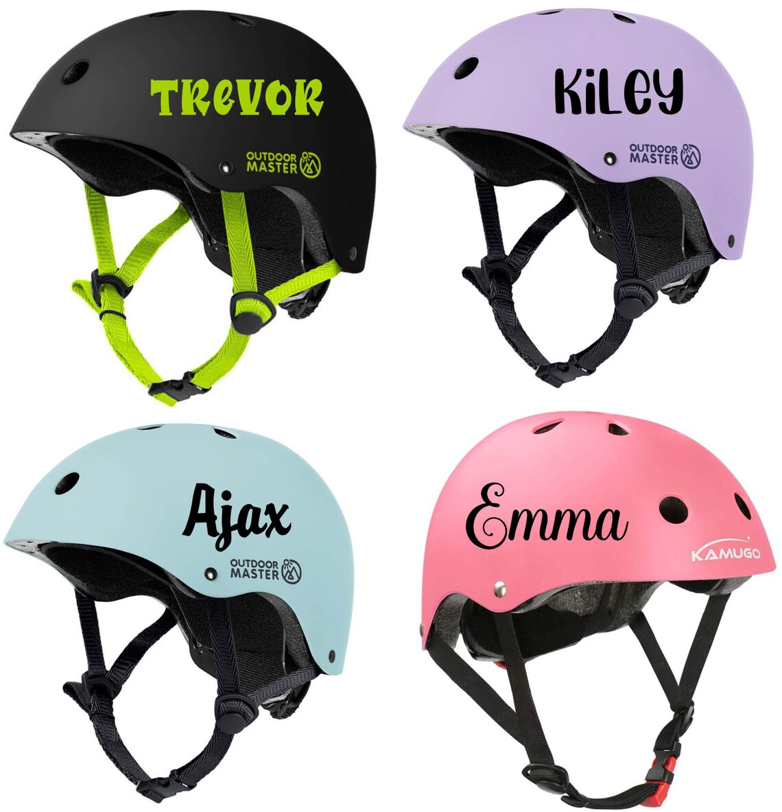 Bicycle Helmet Decals Personalize Your Helmet Name Stickers Etsy