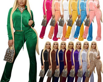 velour tracksuits womens