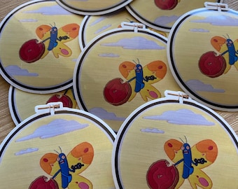 Tart Stealing Butterfly Sticker