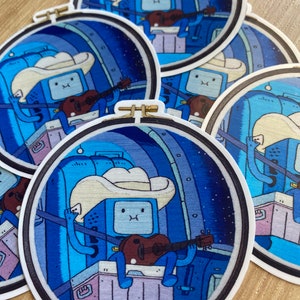 Space Cowboy BMO Sticker