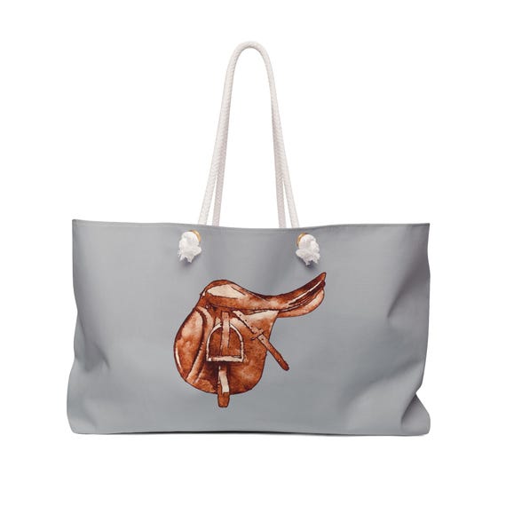 Equestrian Weekender Bag, Horse Show Overnight Tote, Travel Duffel for Riders, Equine Event Carryall, Stable Weekend Luggage, Pony Show