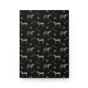 Equestrian Journal, Horse Lover Notebook, Equine Diary, Equestrian Gift, Matte Hardcover Journal - Equestrian Journal