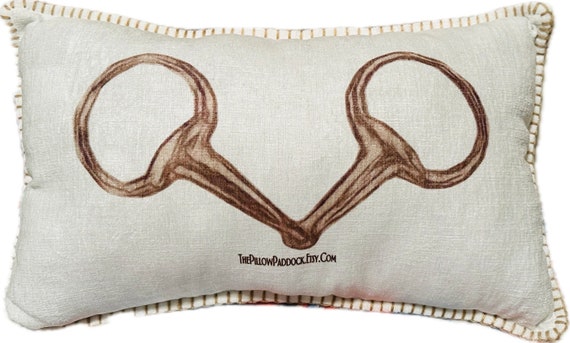 The Vintage Hunt Seat Equestrian English themed Saddle, Bit, Irons, Helmet,Boots,18x18 or 12 x 20 ivory Chenille whipstitched edge in Ivory.